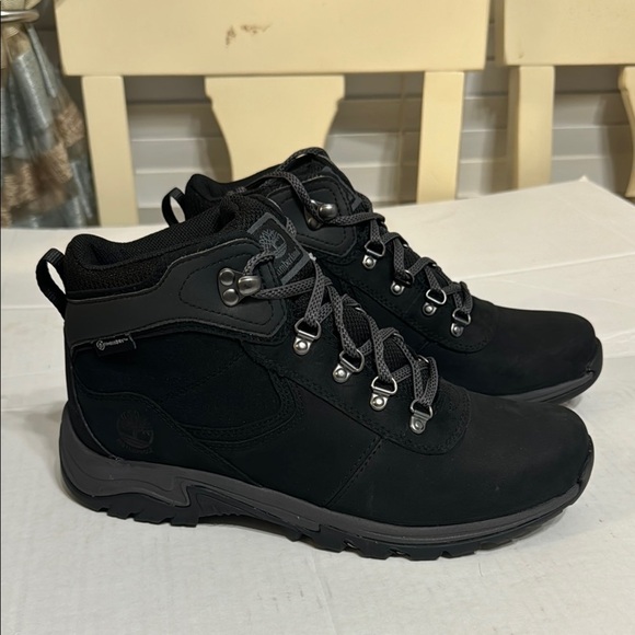 NWT Timberland Black Hiker Boots Timberland Mt. Maddsen Waterproof Mid sz 8.5 - Picture 14 of 15
